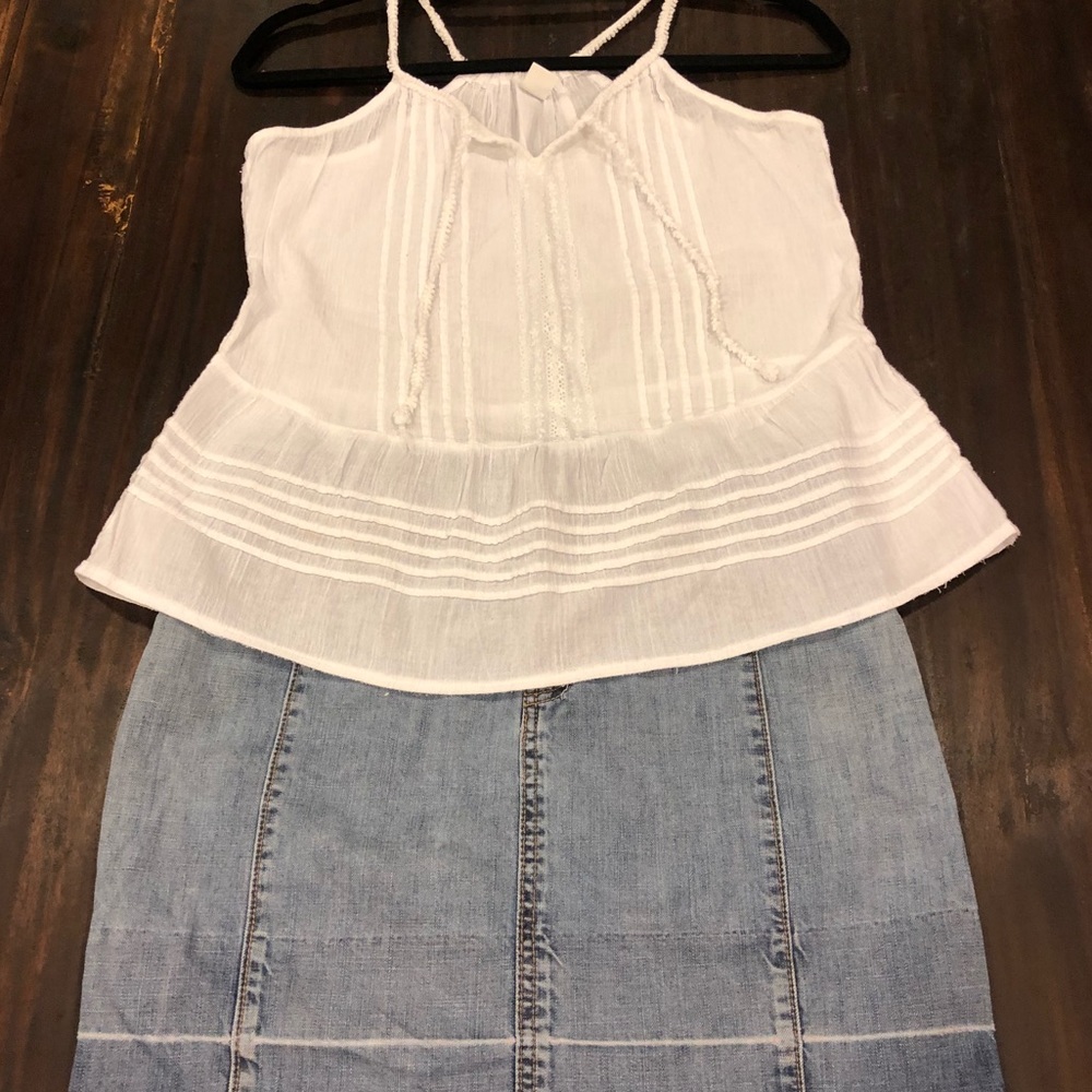 Vintage GAP Denim Mini Skirt Size 2 Y2K 2000s